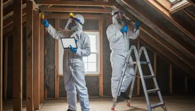 Mold inspection in Little Rock, AR for water damage and moisture issues in a home