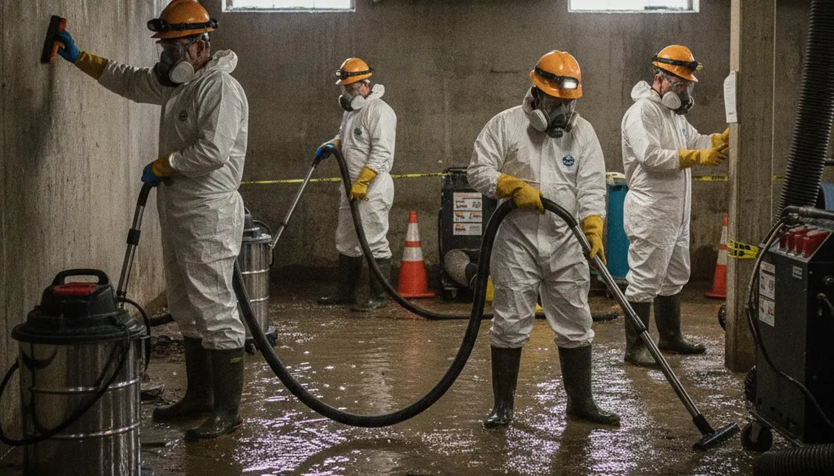 Sewage Cleanup Image 1